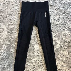 Gymshark Women’s Peek-A-Boo Ankle Black Leggings